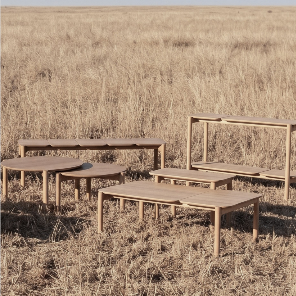 Akari Server - Solid Oak