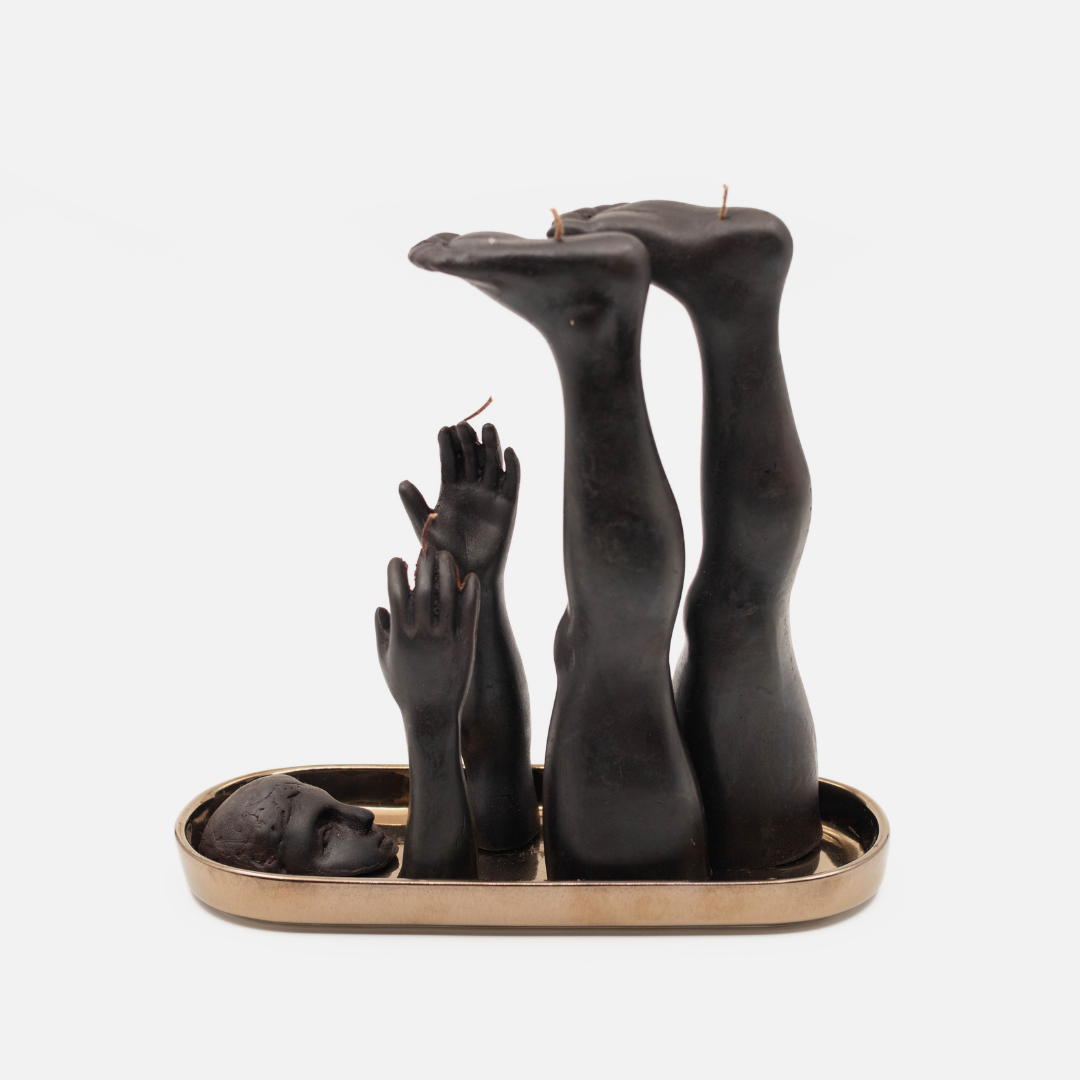 Falling Man Candle + Tray