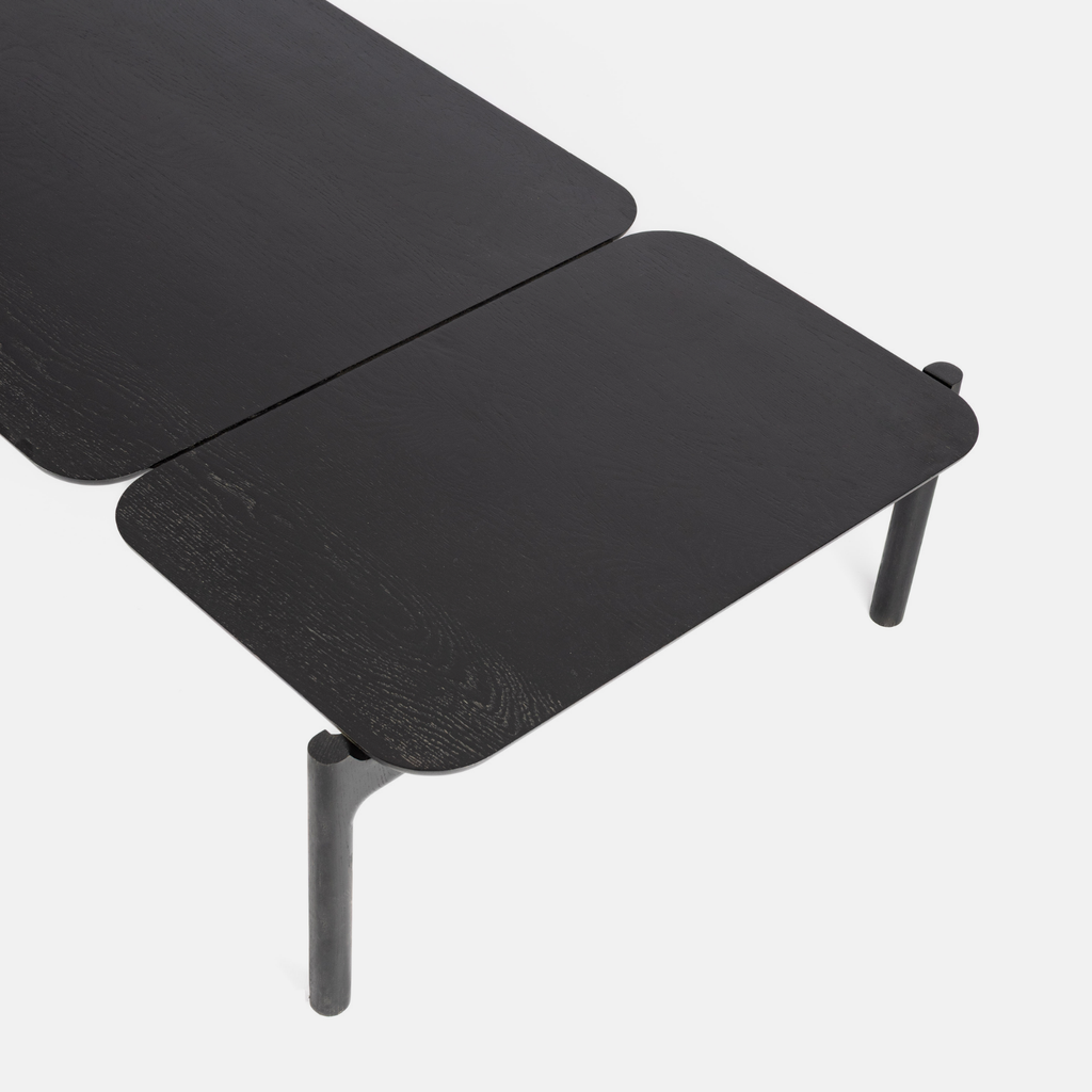 Akari Oversize Coffee Table - Ebony Oak