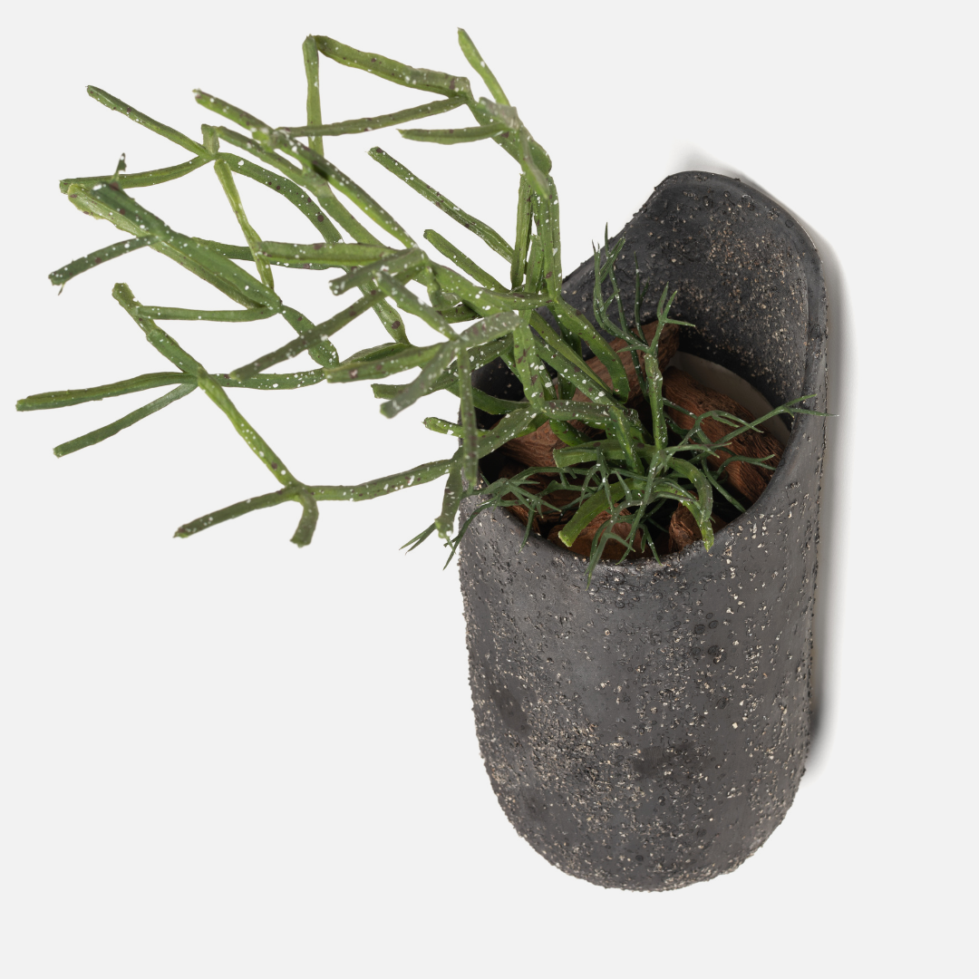 Tube Wall Planter - Aged Pepper