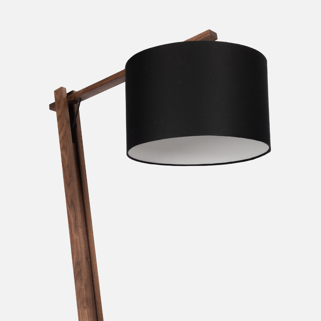 Tetsu Floor Lamp - Walnut / Nero