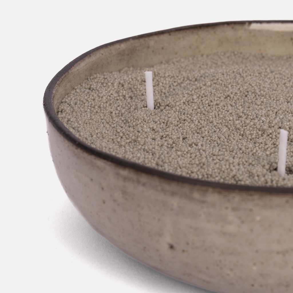 Premium Pearled Candle Box Misty Sage - 500g