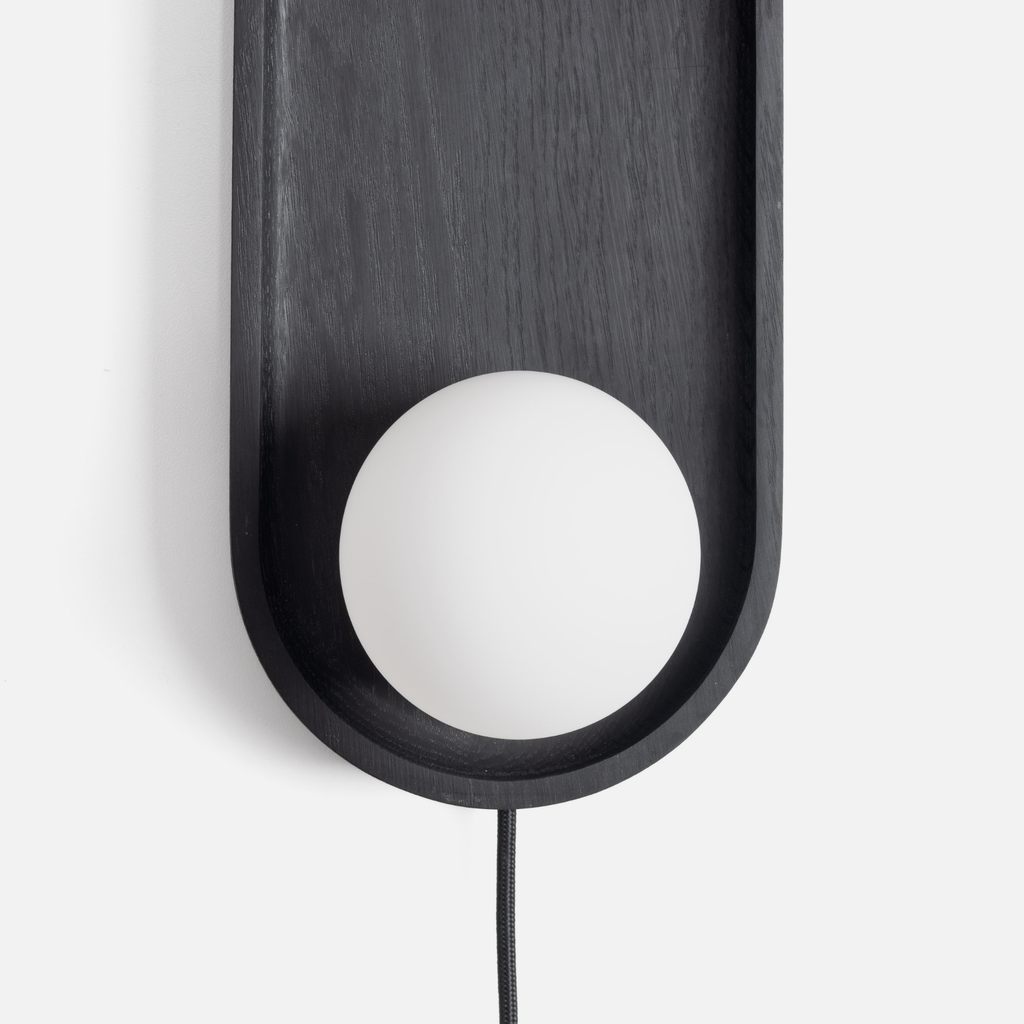 Luna Wall Lamp - Ebony