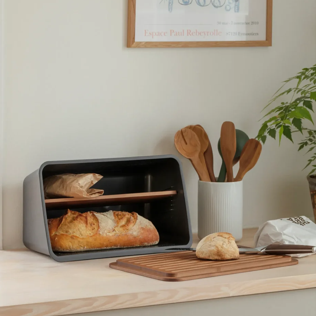 Nordic Kitchen Bread Box - Black