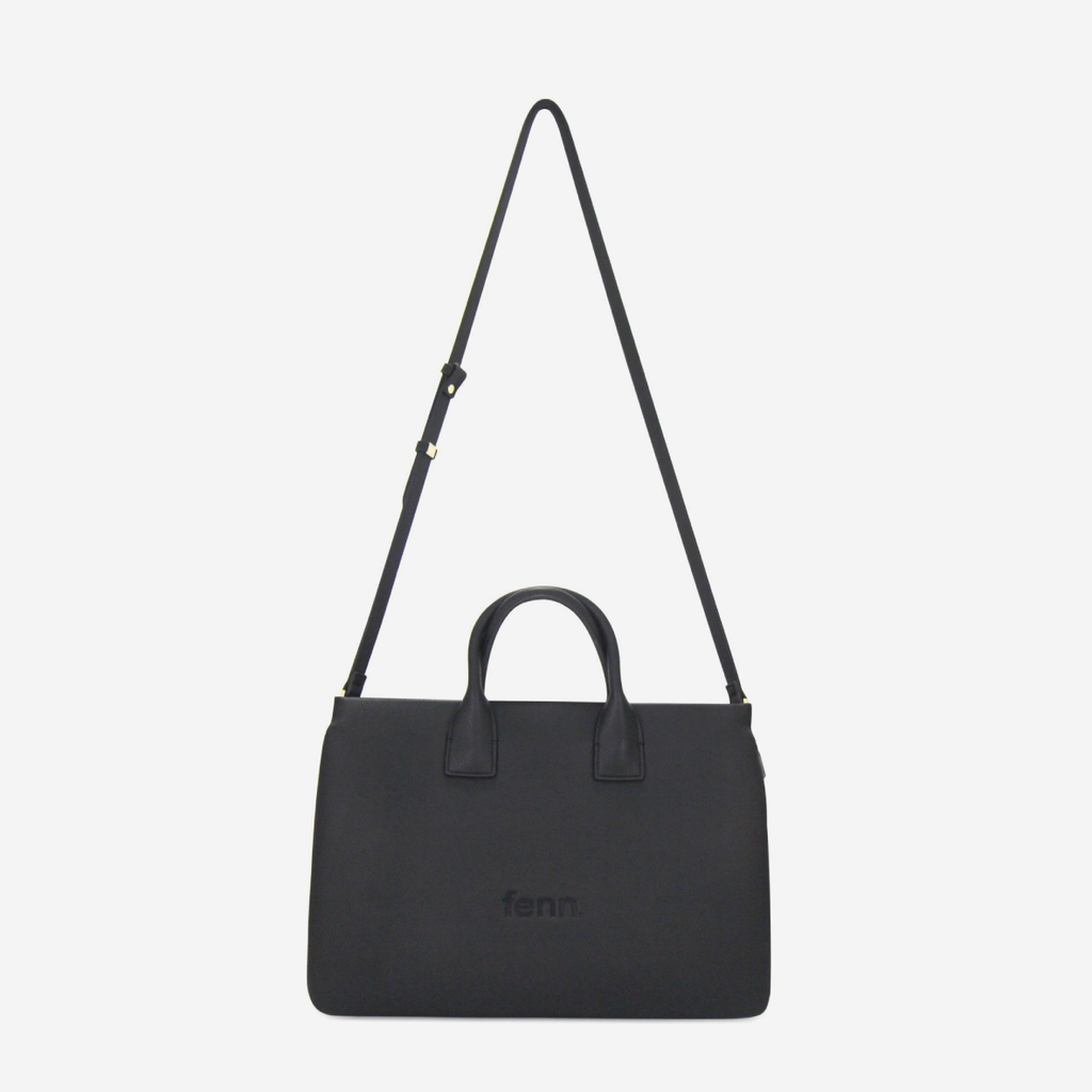 Laptop Bag - Black - Gold Zip
