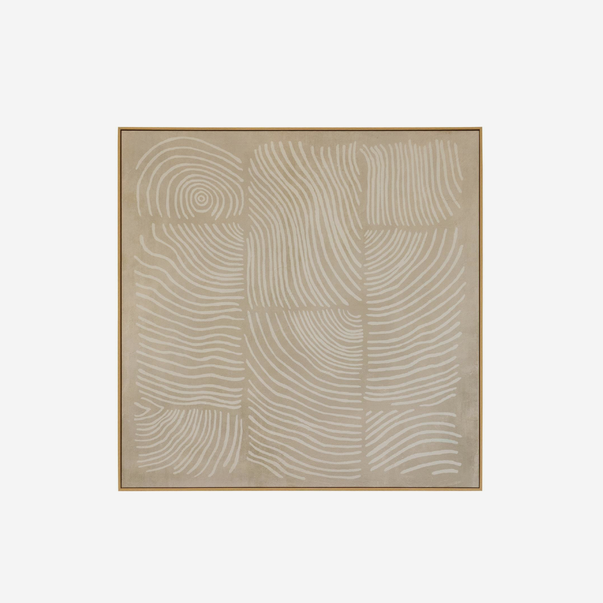 Wall Art - Sandscript in Ivory