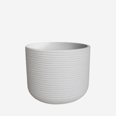Lagoon Round Planter - Off White