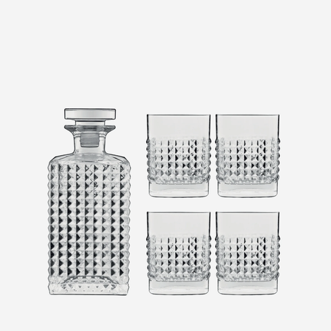 Luigi Bormioli Elixir Whiskey Set - 5 piece