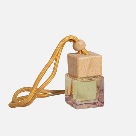 Mini Car Fragrance Wood Diffuser - Pink Champage
