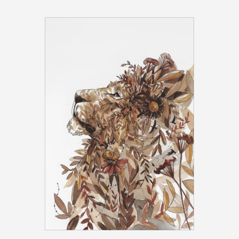 Art Poster A3 - Lion