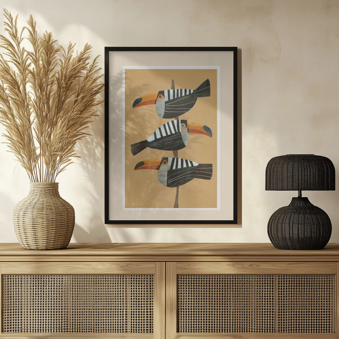 Art Poster A3 - Tropic Trio