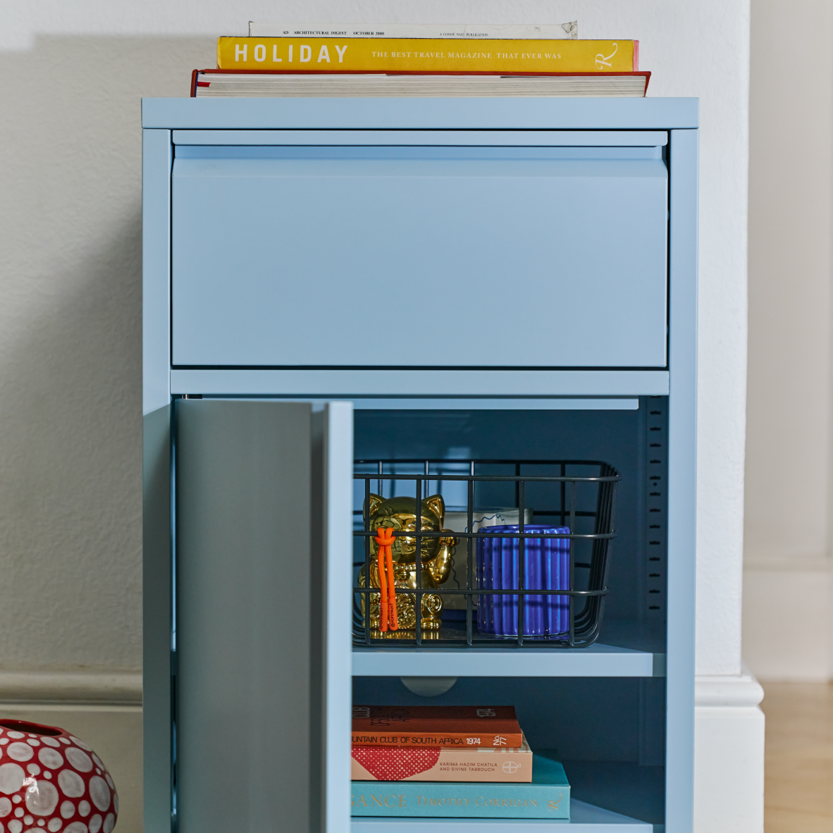 Popstrukt Bon Bon Side Table - Salt Blue