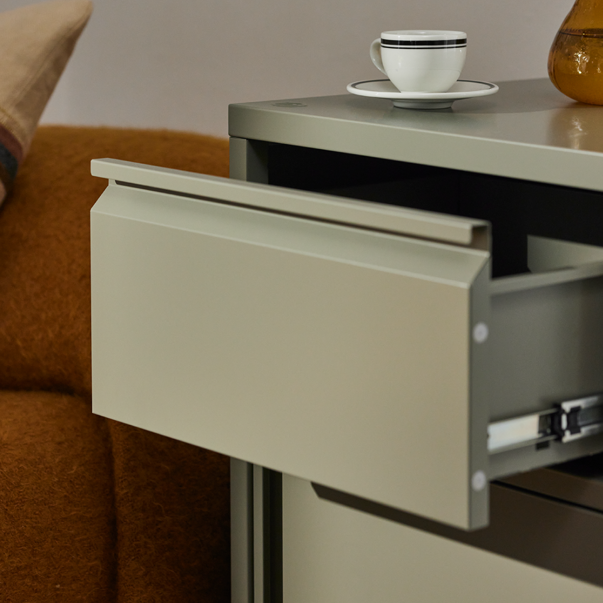 Popstrukt Bon Bon Side Table - Moss Grey