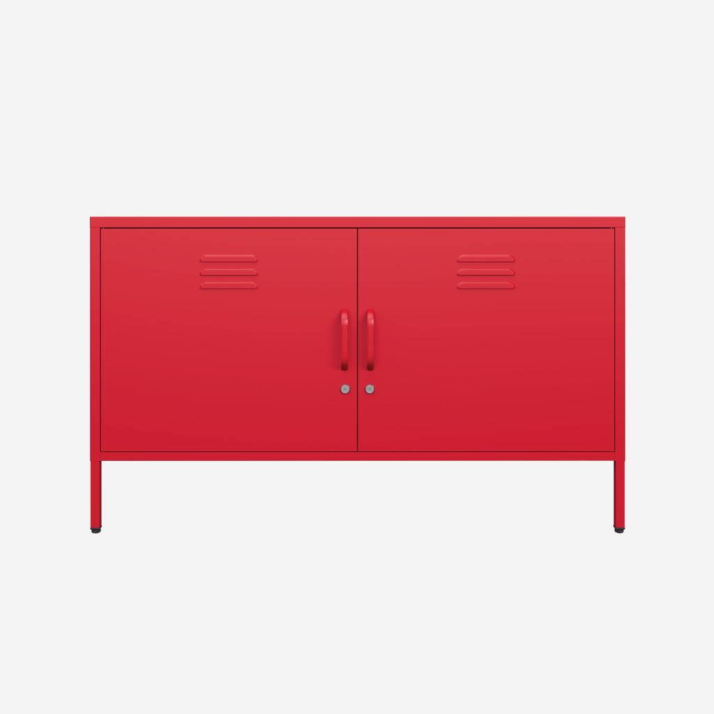 Popstrukt Sugar Cube Media Unit - Red Polka