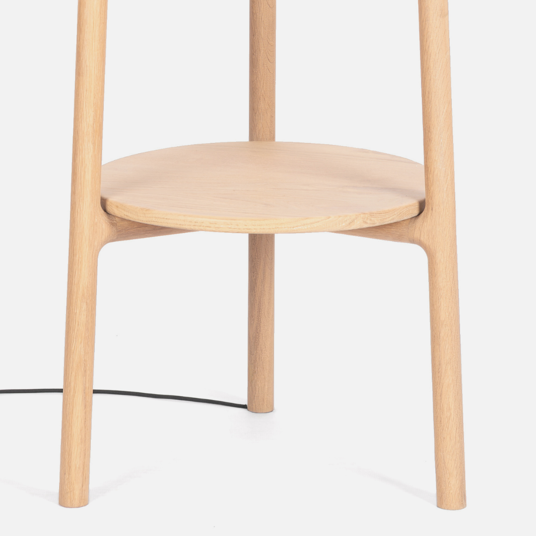 Scalla Floor Lamp - Black Mesh Shade