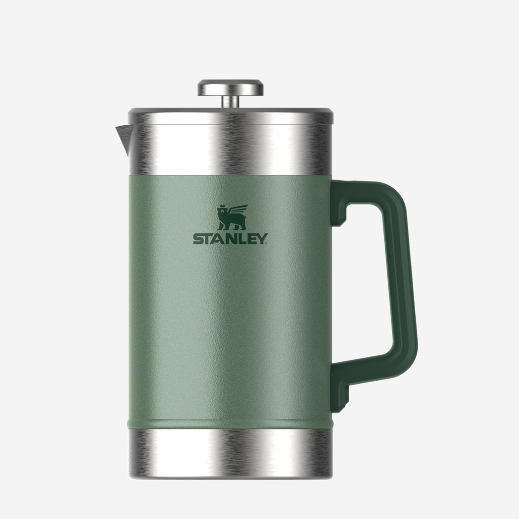 The Stay-Hot French Press 1.4L - Hammertone Green
