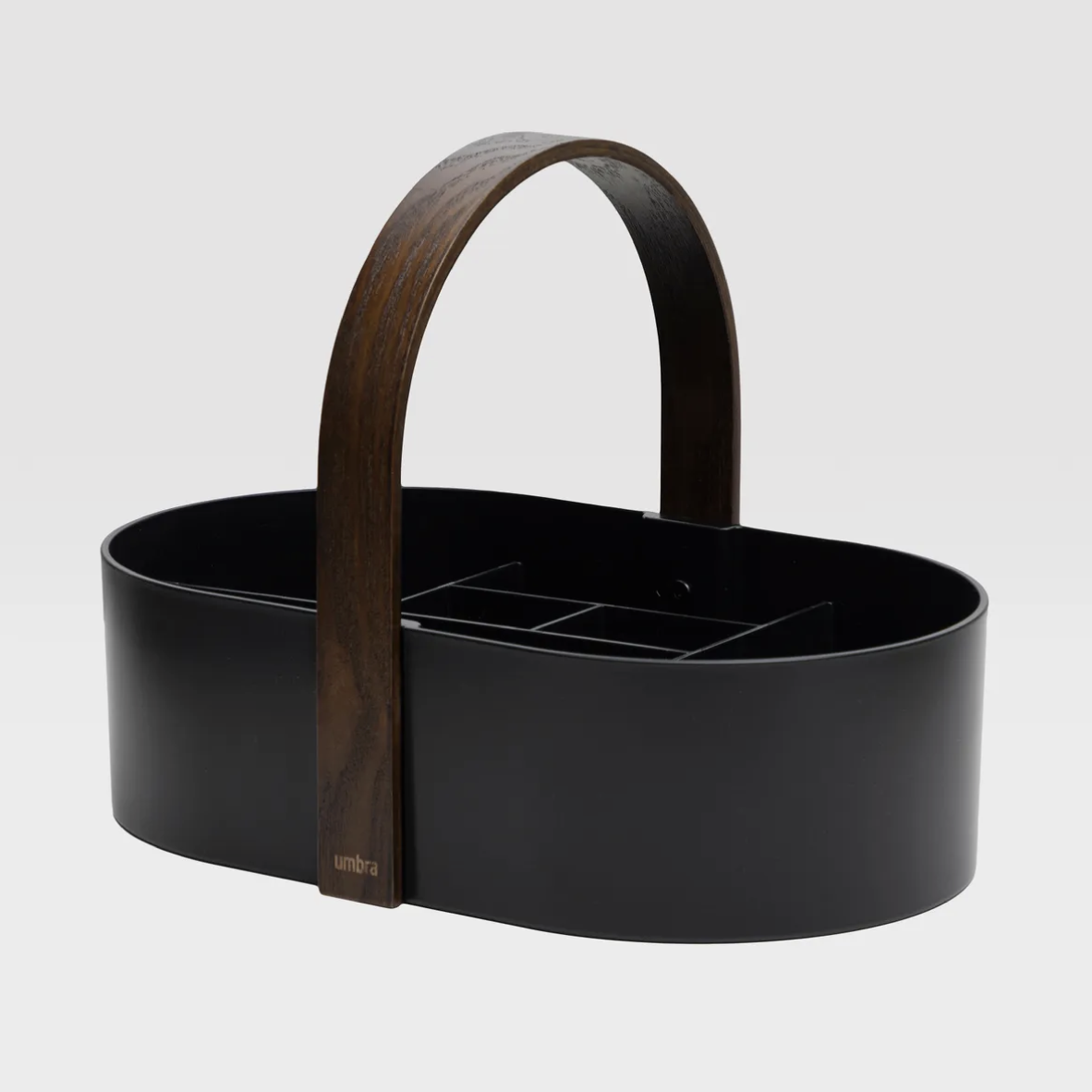 Bellwood Storage Caddy - Black & Walnut